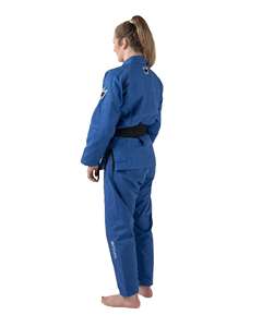 Wholesale Premium Quality Women Blue Bjj Gis Customize Brazilian Jiu Jitsu 100% Cotton BJJ Gis Karate Bjj Gis for Women 2025 - Product Image 6
