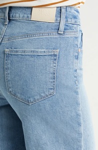 Pantalones pitillo de mujer de diseño personalizado OEM pantalones cargo planos de cintura media de alta calidad transpirables respetuosos con el medio ambiente estilo Streetwear - Product Image 4