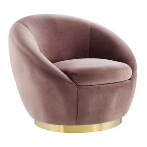 Fauteuil en tissu gris et cuir, rembourrage moderne, sièges confortables, fauteuil de luxe avec pieds en métal pour salon, hôtel, restaurant, café - Product Image 5