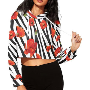 Made in High Quality Material Women Crop <b>Top</b> Hoodies Outdoor Use Quick Dry Women Crop <b>Top</b> Hoodies - Product Image 3
