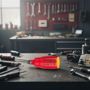 Hazet 3/8'' TORX Profile Screwdriver <b>Socket</b> Short Square Design with 1000V Protective Insulation - Product Image 3