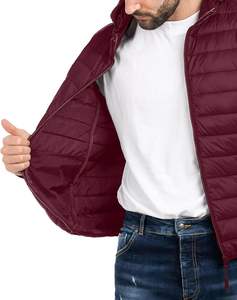 Servicio OEM, Chaqueta de Invierno Ligera para Hombre, Resistente al Viento y al Agua, Chaqueta Acolchada para Senderismo y Camping, Logotipo Frontal Personalizado - Product Image 1