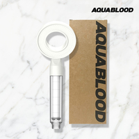 Robinet de douche et de bain thermostatique à poignée unique Aquablood AB-2 avec jet de massage, design moderne, forte pression d'eau