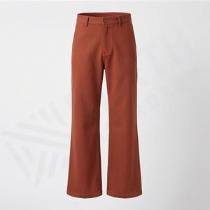 Camiseta sin mangas acampanada ligera de algodón para hombre, antiarrugas, estilo urbano, con múltiples bolsillos, jogger de forro polar, pantalón de pierna ancha premium personalizado - Product Image 1