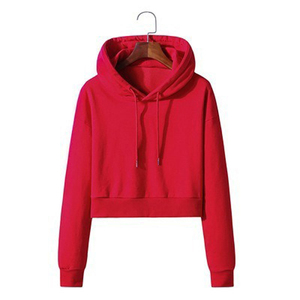 Sudadera Corta de Moda para Mujer, Sudadera Informal con Capucha, Ligera, de Manga Larga, Suave y Cómoda, Estilo Urbano - Product Image 3