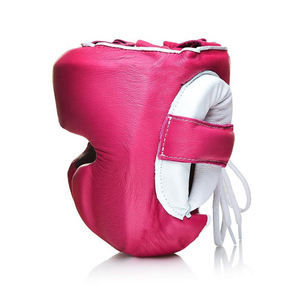 หมวกกันน็อคกีฬาหนังวัวแท้สำหรับมวยเทควันโด MMA มวยไทยมวยไทยคิก - Product Image 2