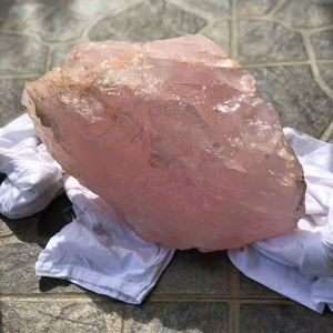 Wholesale Bulk Supply Natural Raw Rose Quartz, Crystal Stone Untreated Pink Crystal Rock For Healing And Decoration Reiki <b>Crafts</b> - Product Image 2