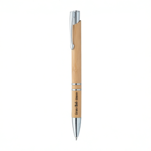 Penna a Sfera in Bambù Ecologica Bamscri, Gadget Sostenibile - Product Image 3