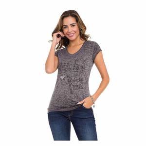 เสื้อยืดฮิปฮอปผ้าฝ้ายพิมพ์ลายซับลิเมชันสำหรับ100% - Product Image 2