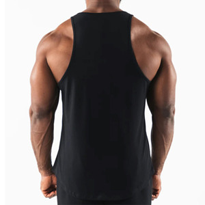 Chuyên Nghiệp Sản Xuất Người Đàn Ông Của Tank Tops Đồng Bằng 100% Cotton Mùa Hè Không Tay Phòng Tập Thể Dục Tập Thể Dục Ráp Dây Người Đàn Ông Của Tank Top Cho Bán - Product Image 6