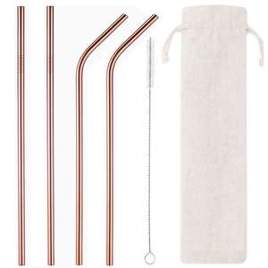 Pailles à boire écologiques en vrac, pailles en cuivre avec logo personnalisé, pailles à boire en cuivre OEM, fournisseur de pailles en cuivre pour bar - Product Image 1