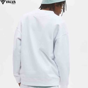 Sweat-shirt homme sur mesure pour tenue décontractée pull à panneau latéral lourd sweats respirants sweats en coton mélangé. - Product Image 3