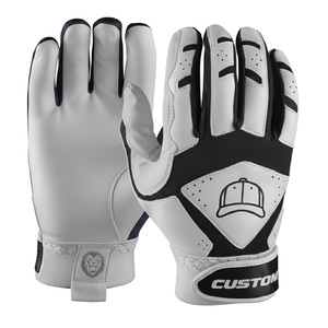 Prix de gros Gants de baseball personnalisés de qualité supérieure Paume synthétique durable Dos hydrophobe Gants de frappe au softball maximum confort pour la main - Product Image 6