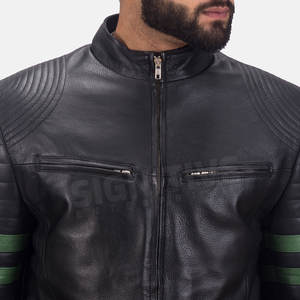 Veste en cuir de moto XL pour hommes sur mesure, vêtements de sport de course d'été imperméables et respirants, grande taille, concevez votre propre impression - Product Image 6