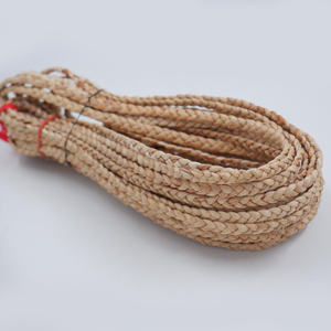 Solid braided water hyacinth <b>rope</b> cords low price <b>craft</b> material supply woven twine strings - Product Image 1