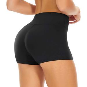 Venta al por mayor, superventas, ropa de mujer de color sólido, pantalones cortos con cintura elástica, ropa de verano, pantalones cortos transpirables para gimnasio y Fitness para mujer - Product Image 2
