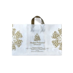 Bolsa de Compras de Plástico Biodegradable LDPE HDPE con Asa Suave para Negocios de Ropa, Turquía - Product Image 1