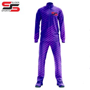 Chándal de poliéster para hombre, venta al por mayor, trajes de dos piezas con logotipo personalizado de alta calidad, chándal de color sólido para hombre - Product Image 4