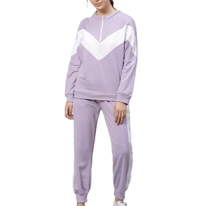 Nuevo chándal transpirable con estilo de bolsillo para mujer, ropa de calle con diseño impreso, chándal elegante para mujer, servicio OEM personalizado - Product Image 1