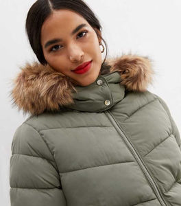 Respirant grande taille femmes hiver Parka veste fourrure à capuche avec cuir Style Bomber longs manteaux d'hiver avec Style décontracté - Product Image 3