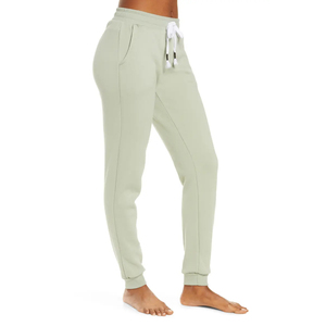 Pantalons de survêtement pour femmes, logo personnalisé OEM Sportsly International, impression personnalisée, taille mi-haute, coupe régulière, poches plates à l'avant - Product Image 3