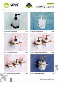 Distributeur de savon liquide en acier inoxydable noir PVD Distributeur de savon mural de luxe pour salle de bain et cuisine Design moderne et durable - Product Image 4