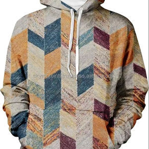 Sweat-shirts et sweats à capuche imprimés pour hommes automne impression numérique solide 100% coton biologique vente en gros - Product Image 1