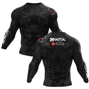 Nouvelle arrivée Rash Guard personnalisé marque privée Rash Guard dans le meilleur matériau Rash Guard à faible quantité minimale de commande - Product Image 5