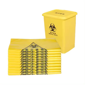 Usine Viet Nam Personnaliser taille Portable Heavy Duty Jaune Hdpe En Plastique Médical Poubelle Doublure Sacs Déchets Sacs À Ordures - Product Image 5