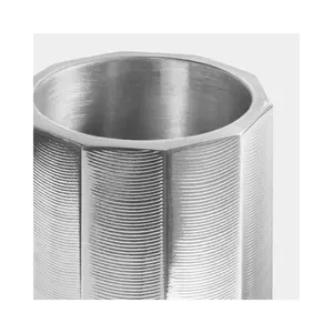 Vase à fleurs en fer forgé de qualité supérieure pour la décoration de mariage, design côtier, vase de table fait à la main, écologique - Product Image 4