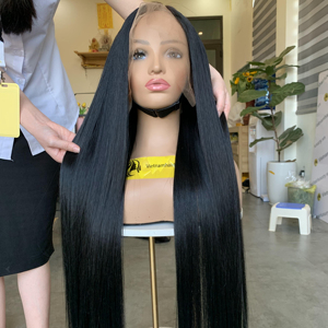 Venta al por mayor nuevo estilo recto vietnamita cutícula alineada máquina de trama peluca precio competitivo extensiones de cabello humano - Product Image 1