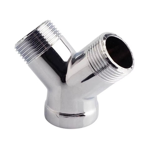 Wholesale 3/4" Washing Machine Faucet Y-Splitter Valve Dual Outlet Water Tap Connector Plumbing Fitting Hardware B2B - Product Image 1