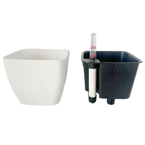 Macetas de Plástico PP <span class=keywords><strong>MiHo</strong></span> con Autorriego para Jardín, Macetas Blancas para Escritorio y Alféizar, Decoración para Interiores y Exteriores del Hogar - Product Image 6