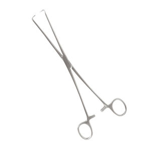 Tenáculo Uterino de Acero Inoxidable de 9 Pulgadas, Instrumento de Ginecología, Tenáculo Uterino - Product Image 1