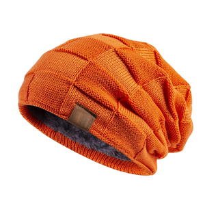Gorros de punto con puños cortos y parche personalizado de marca privada al por mayor de fábrica de alta calidad Gorro con logotipo para gorro de punto de invierno de Hip Hop - Product Image 1