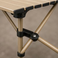 Table de pique-nique pliante en acier inoxydable pour le camping
