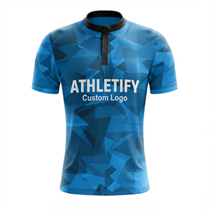 Polo de Golf Sublimado Sostenible y Moderno, Fabricación Personalizada con Nombre de Equipo Personalizado - Últimos Diseños para Hombres Adultos - Product Image 1