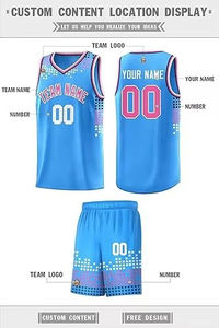 Uniforme de Baloncesto Reversible Personalizado, Jersey de Equipo, Ropa Deportiva Transpirable de Malla Cosida y Bordada para Hombres, Mujeres y Jóvenes, al por Mayor, OEM - Product Image 5