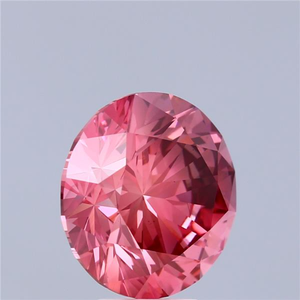 Diamante Cultivado en Laboratorio de Color Rosa Intenso de 5.54 Quilates, Corte Ideal VS2, Pulido Excelente, Diamante Redondo Suelto CVD con Certificado IGI - Product Image 4
