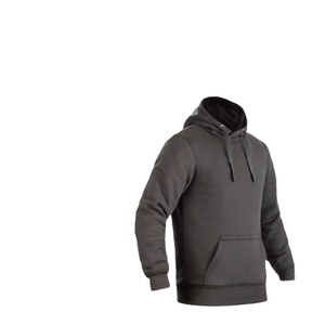 เสื้อฮู้ดดี้ผู้ชายสำหรับฤดูหนาว สีดำครึ่งตัว ผ้าโพลีเอสเตอร์ 100% ระบายอากาศได้ดี แขนยาว ชายเสื้อยืดหยุ่น มีกระเป๋าจิงโจ้ รับผลิตแบบ OEM - Product Image 2