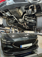 Nuevo Sistema de Escape de Acero Inoxidable 304 con Válvulas, Cat-back, para Hyundai Genesis G70 2.0T 2.5T (Modelo 2018+), Fabricado por MAINTEC V3