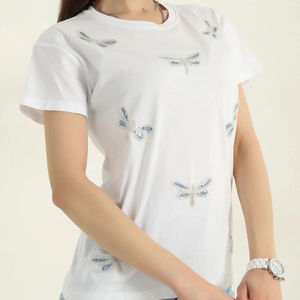 2025 new style Custom logo T Shirt printing 100% Cotton 180 Gram O-neck T-shirts Plus Size <b>Women's</b> Shirts Cotton T-shirt Men's - Product Image 1