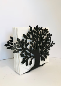 Wholesale Decorative <b>Black</b> Metal Tree Napkin Holder for Home Restaurant Hotel in Low Price - Product Image 2