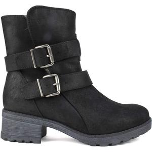 Stivaletto da donna White Mountain in tessuto, con punta chiusa e tacco piatto, colore grigio, taglia 5.5 M, ideale per il freddo - Product Image 2