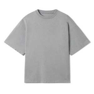 T-shirts unisexes 100% coton avec logo personnalisé, t-shirt vierge de haute qualité teint pour hommes, motif uni, tissu tissé - Product Image 1
