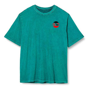 Service OEM, t-shirt ample personnalisé imprimé, effet délavé, pour hommes, 100% coton, vente en gros, prix bas, t-shirts effet délavé pour hommes - Product Image 1