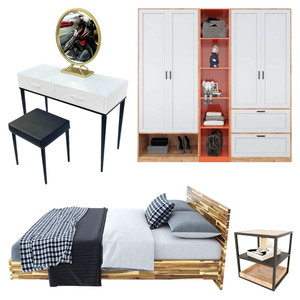 Classic & Contemporary PN010 Combo Bedroom Furniture Wood <b>Bed</b> with Reclining & Storage Features for Home Dining Farmhouse Use - Product Image 1