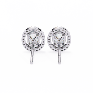 REYES, pendientes de moissanita de 925 quilates de corte ovalado de Plata de Ley 1,5 hechos a medida para mujer, certificado GRA regalo de boda, joyería fina - Product Image 5