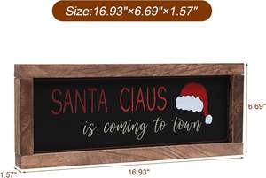 Uso de decoración de pie de madera navideña para el jardín del hogar, casa de campo, dormitorio, sala de estar, habitación de invitados, ETC. - Product Image 3