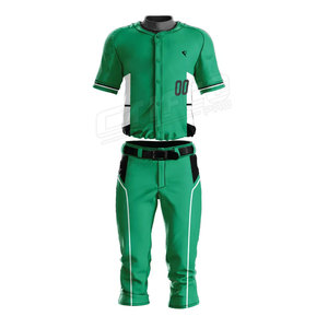 Nouveau design d'uniforme de baseball personnalisé pour jeunes avec logo personnalisé uniforme de baseball en polyester pour hommes - Product Image 1